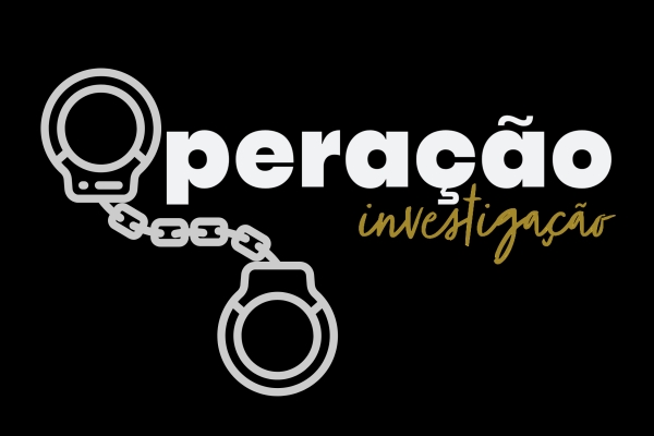 Imagem genérica com uma algema e as palavras operação e investigação 